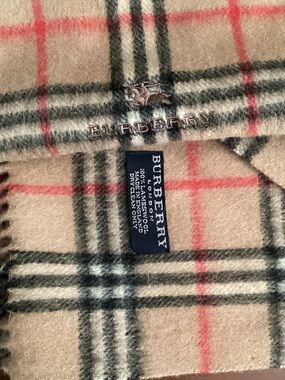 Burberry Beige Nova Check LambsWool Scarf
